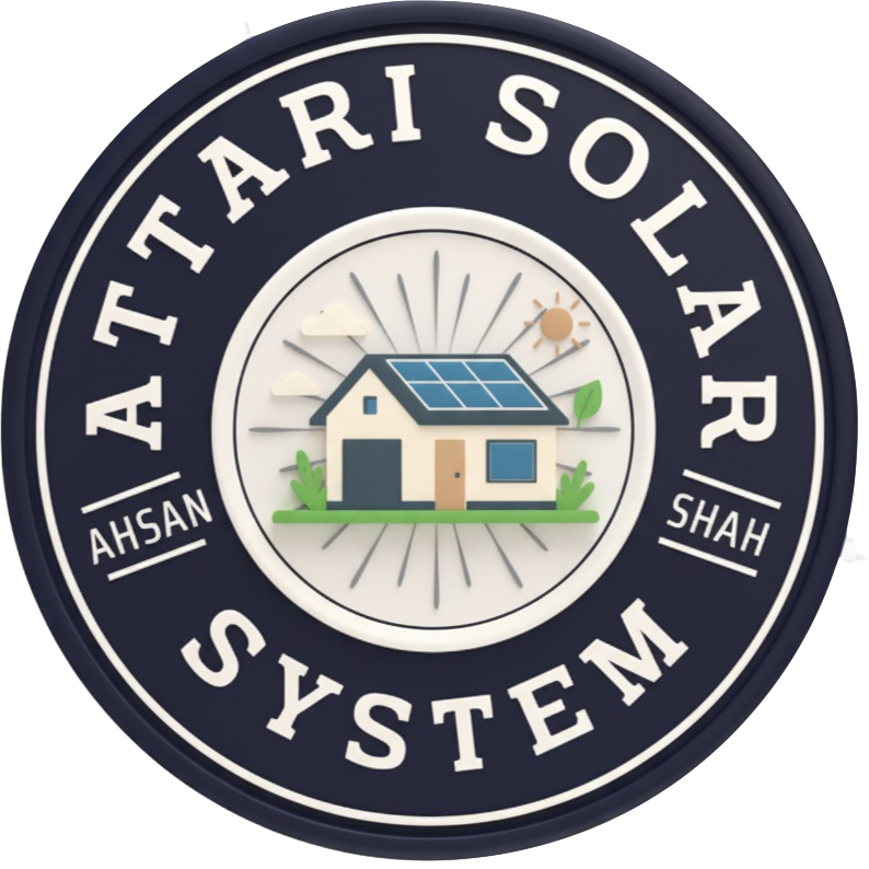 Attari Solar System Logo